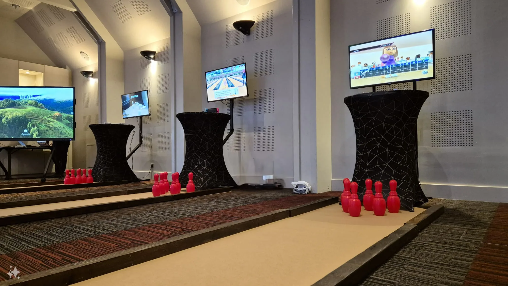 Stand d'animations interactives By Anim installé pour un événement à Toulouse